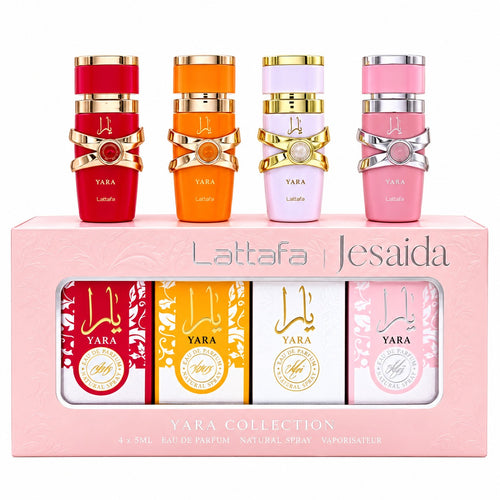 Lattafa Yara Collection, set descoperire 4 × EDP 5 ml