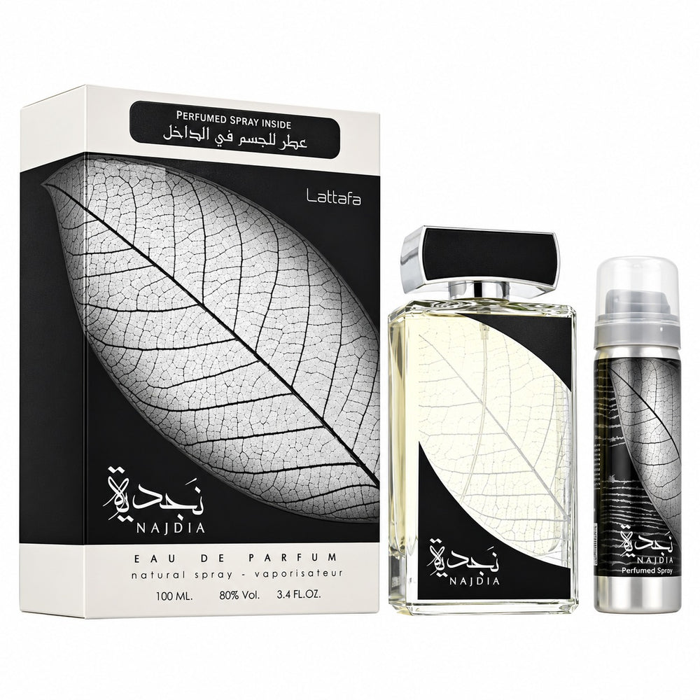 Lattafa Najdia, set Set EDP 100 ml + deodorant 50 ml